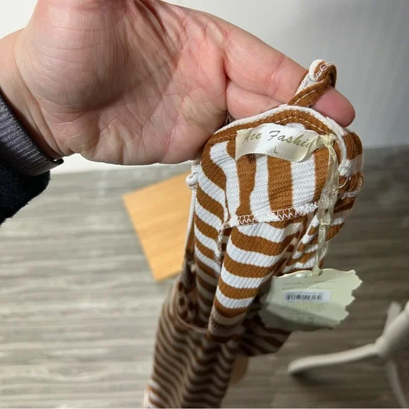 Ace Fashion | Striped Midi Dress - Picture 6 of 6